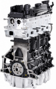 Renoverad Motor - 2.0 Motorkod CFGB