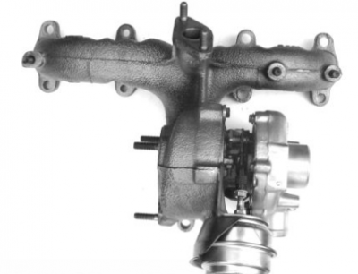 Turboaggregat Ford Galaxy 1.9 TDi - Turbo 713673-5006S, 038253019N