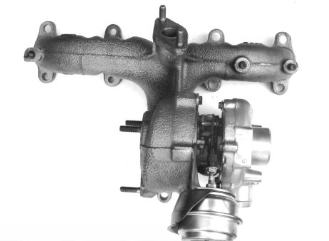 Turboaggregat VW Bora 1.9 TDi - Turbo 713673-5006S, 038253019N